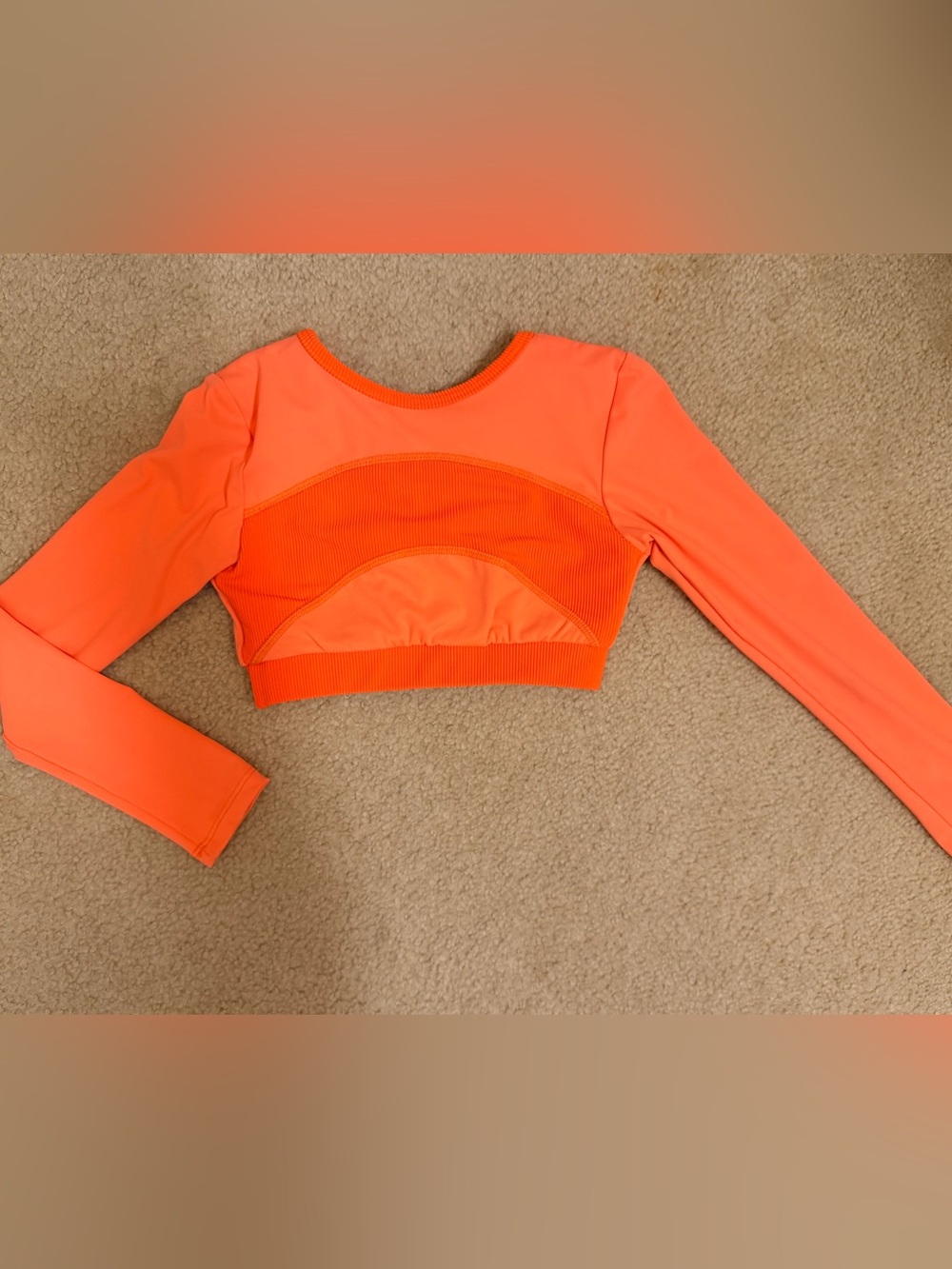 Tiger Friday CL nwot reversible crop top Kids Long Sleeve Dance Crop Top